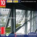 Guangzhou Alufront Australian standard AS2047 aluminum awning windows for commercial projects